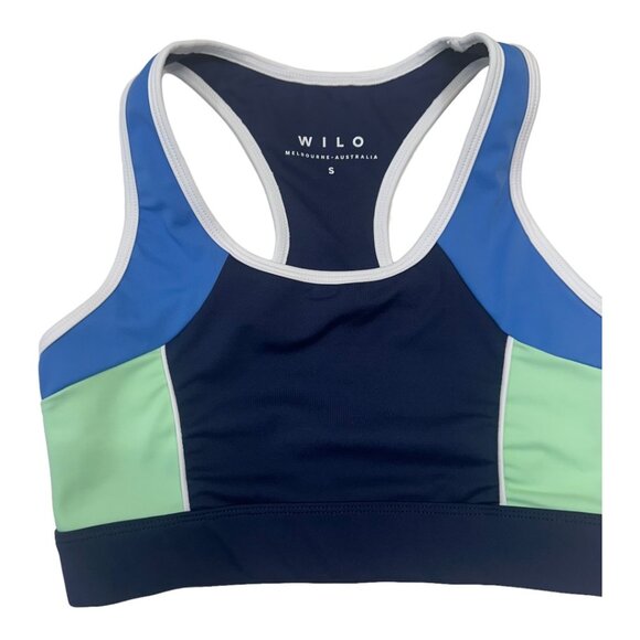 WILO Athletic Sport Bra Women Small/Racerback Pullover Activewear Medium Support - Picture 2 of 10
